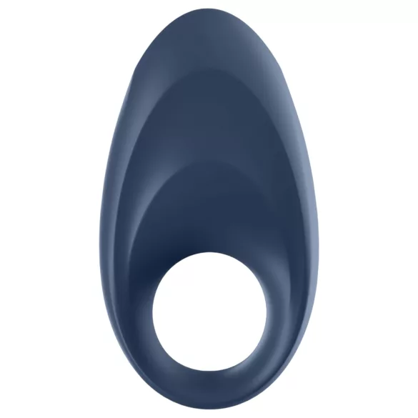 Satisfyer Mighty One - вибриращ пръстен за пенис - смарт, син