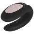 Satisfyer Double Joy - умен водоустойчив двоен вибратор за двойки (черен)