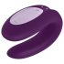 Satisfyer Double Joy - умен водоустойчив вибратор за двойки (лилав)