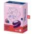 Satisfyer Double Joy - умен водоустойчив вибратор за двойки (лилав)