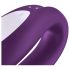 Satisfyer Double Joy - умен водоустойчив вибратор за двойки (лилав)
