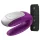 Satisfyer Double Fun - вибратор за двойки с управление чрез приложение (лилав)