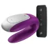 Satisfyer Double Fun - вибратор за двойки с управление чрез приложение (лилав)