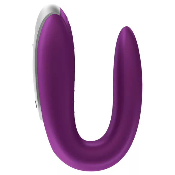 Satisfyer Double Fun - вибратор за двойки с управление чрез приложение (лилав)