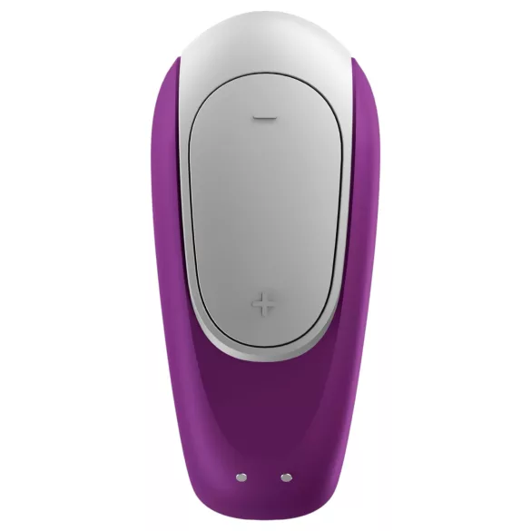 Satisfyer Double Fun - вибратор за двойки с управление чрез приложение (лилав)