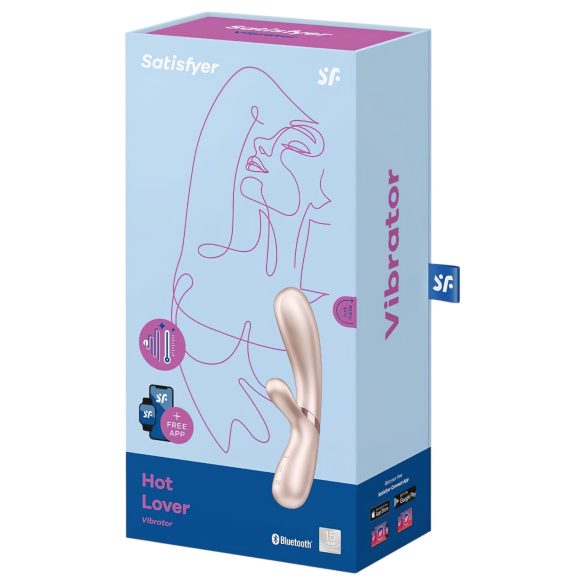 Satisfyer Hot Lover - вибратор с отопление - сребрист