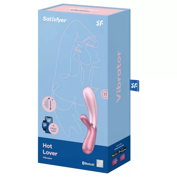 Satisfyer Hot Lover - вибратор с управление чрез приложение (розов)