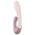 Satisfyer Heat Wave - интелигентен, затоплящ, мултифункционален вибратор (бежов)