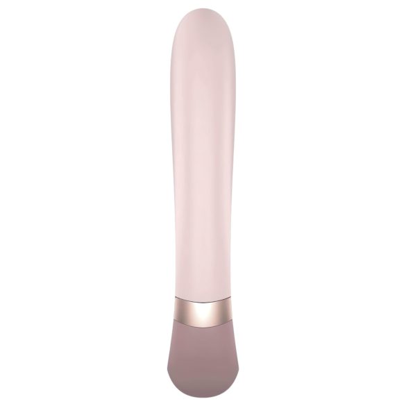 Satisfyer Heat Wave - вибратор с подгряване и дръжка - бежов