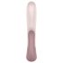 Satisfyer Heat Wave - интелигентен, затоплящ, мултифункционален вибратор (бежов)
