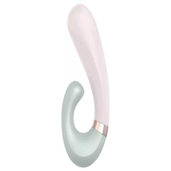 Satisfyer Heat Wave - вибратор с подгряване, управляван чрез приложение (мента)