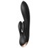 Satisfyer Double Flex - интелигентен вибратор с клиторално рамо (черен)