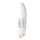 Satisfyer Double Flex - вибратор с клиторен накрайник, управляван чрез приложение (бял)
