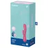 Satisfyer Mono Flex - вибратор за двойна стимулация - водоустойчив - червен