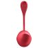 Satisfyer Shiny Petal - вибриращо яйце с дистанционно управление (червено)
