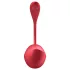 Satisfyer Shiny Petal - вибриращо яйце с дистанционно управление - червен