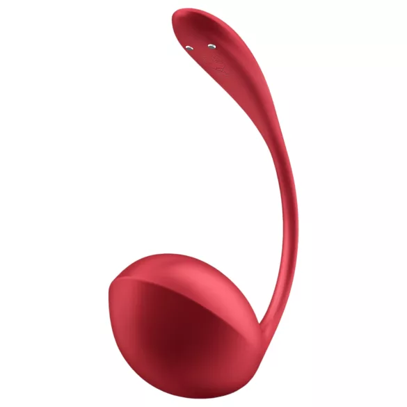Satisfyer Shiny Petal - вибриращо яйце с дистанционно управление - червен