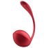 Satisfyer Shiny Petal - вибриращо яйце с дистанционно управление (червено)