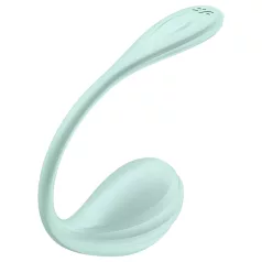   Satisfyer Smooth Petal - вибратор яйце с управление чрез приложение (зелен)