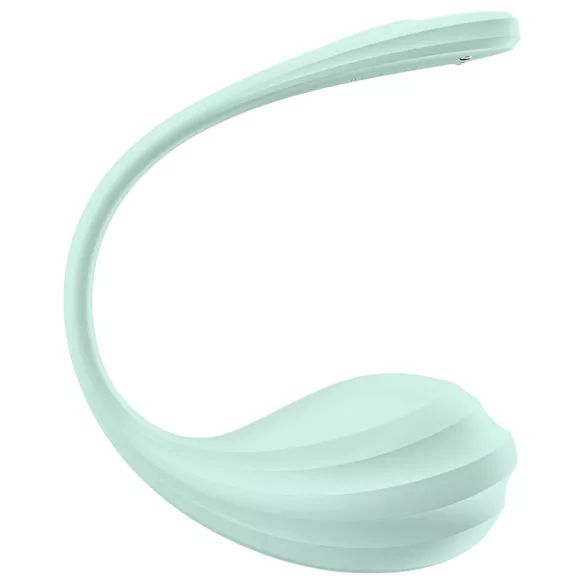 Satisfyer Smooth Petal - вибратор яйце с управление чрез приложение (зелен)