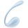 Satisfyer Smooth Petal - интелигентно вибрационно яйце (синьо)