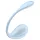 Satisfyer Smooth Petal - носимо вибриращо яйце с управление чрез приложение (синьо)