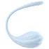 Satisfyer Smooth Petal - носимо вибриращо яйце с управление чрез приложение (синьо)