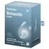 Satisfyer Smooth Petal - носимо вибриращо яйце с управление чрез приложение (синьо)