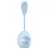 Satisfyer Smooth Petal - носимо вибриращо яйце с управление чрез приложение (синьо)