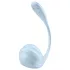 Satisfyer Smooth Petal - носимо вибриращо яйце с управление чрез приложение (синьо)