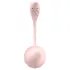 Satisfyer Ribbed Petal - носимо вибриращо яйце с радио управление (розово)