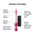 Satisfyer Love Birds 2 - интелигентно вибриращо любовно яйце (розово)