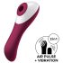 Satisfyer Dual Crush - вибратор за вагина и клитор - акумулаторен - червен