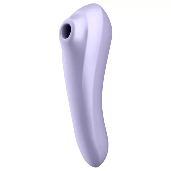 Satisfyer Dual Pleasure - вибратор с въздушни вълни и клитор стимулатор - лилав
