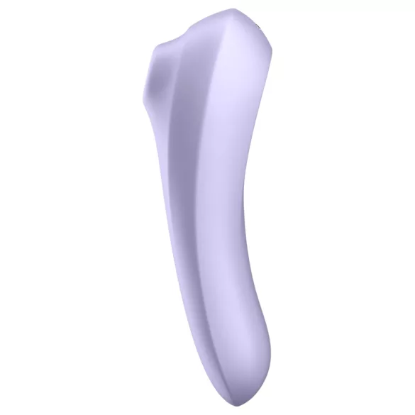 Satisfyer Dual Pleasure - вибратор с въздушни вълни и клитор стимулатор - лилав