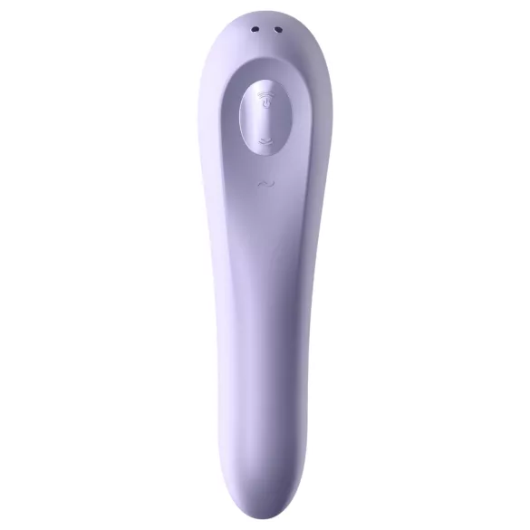 Satisfyer Dual Pleasure - вибратор с въздушни вълни и клитор стимулатор - лилав