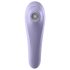 Satisfyer Dual Pleasure - интелигентен 2в1 вибратор с въздушни вълни (лилав)