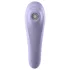 Satisfyer Dual Pleasure - вибратор с въздушни вълни и клитор стимулатор - лилав