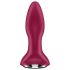 Satisfyer Rotator Plug 2 - акумулаторен анален вибратор с мъниста (червен)