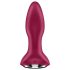 Satisfyer Rotator Plug 2 - акумулаторен анален вибратор с мъниста (червен)