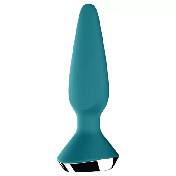 Satisfyer Plug-ilicious 1 - анален вибратор с управление чрез приложение (зелен)