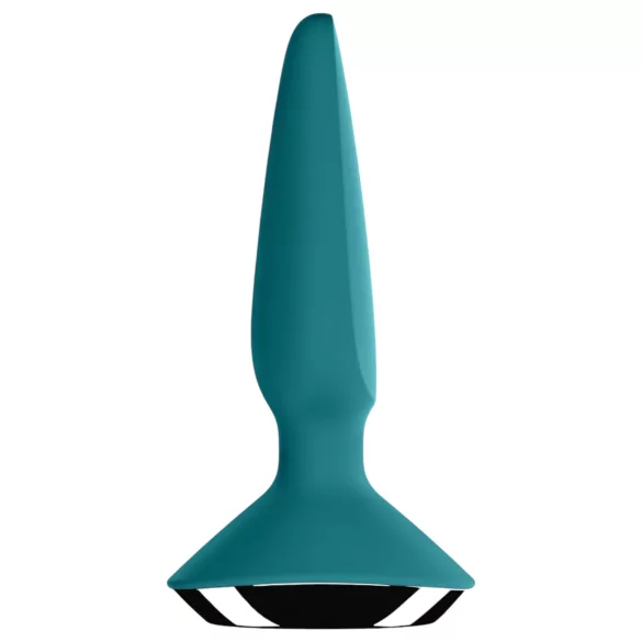 Satisfyer Plug-ilicious 1 - анален вибратор с управление чрез приложение (зелен)