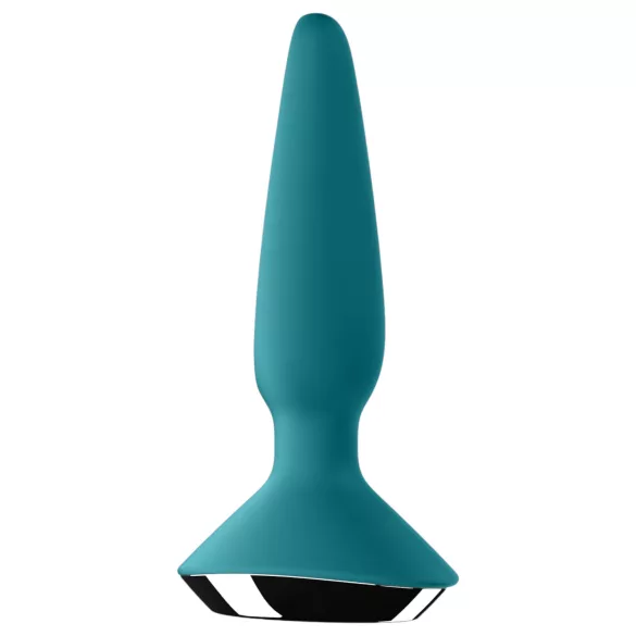 Satisfyer Plug-ilicious 1 - анален вибратор с управление чрез приложение (зелен)