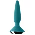 Satisfyer Plug-ilicious 1 - анален вибратор с управление чрез приложение (зелен)