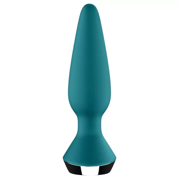 Satisfyer Plug-ilicious 1 - анален вибратор с управление чрез приложение (зелен)
