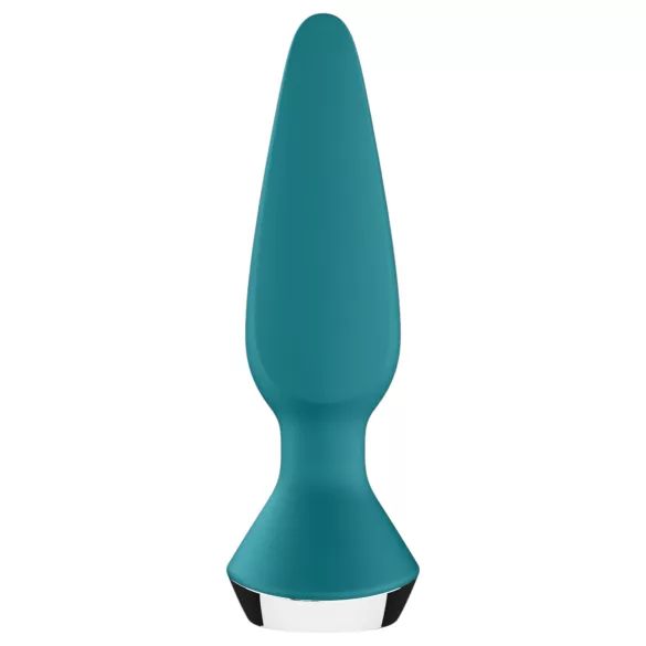 Satisfyer Plug-ilicious 1 - анален вибратор с управление чрез приложение (зелен)