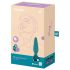 Satisfyer Plug-ilicious 1 - интелигентен анален вибратор (зелен)