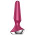 Satisfyer Plug-ilicious 2 - интелигентен анален вибратор (червен)