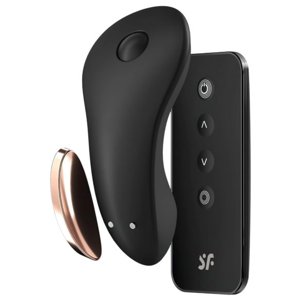 Satisfyer Little Secret - умно водоустойчиво клиторно вибриращо устройство (черно)