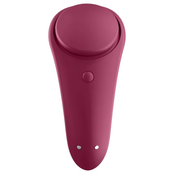 Satisfyer - вибриращо бикини с дистанционно - водоустойчив - червен